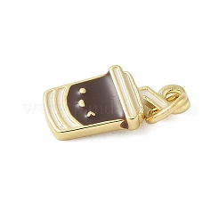 Messing Emaille Anhänger / charms&nbsp;KK-C110-14B-01G