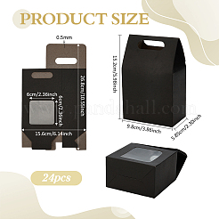 Bolsas de regalo de papel rectangulares&nbsp;ABAG-WH0001-08A-04