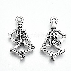 Pendentifs en alliage de style tibétain&nbsp;LS-TIBE-S323-057AS-RS