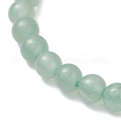 5 pulsera elástica de cuentas redondas de piedras preciosas naturales y sintéticas&nbsp;BJEW-JB12097