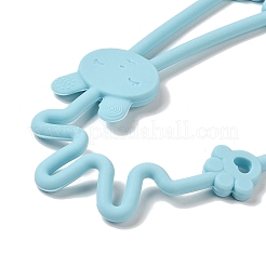 2 in 1 Baby-Schnullerketten aus Silikon&nbsp;AJEW-G050-02A