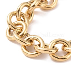 Ionenplattierung (IP) 304 Edelstahl Rolo-Kettenarmbänder&nbsp;BJEW-F433-02G