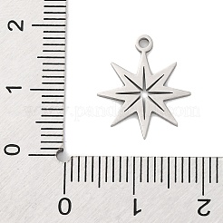 Pendenti in acciaio inox anti-appannamento natale 201&nbsp;STAS-Q015-11P