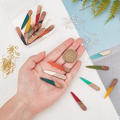 Kits para hacer aretes colgantes en forma de lágrima diy&nbsp;DIY-OC0006-31