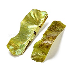 Gros pendentifs en coquille d'akoya naturelle peinte à la bombe&nbsp;BSHE-G034-09D