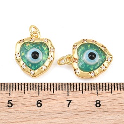 Pendenti in zirconi cubici trasparenti in micro pavè di ottone&nbsp;CU-CBA7E9C-08C-G
