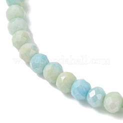 Braccialetti di perline di pietre preziose imitate in vetro e acrilico&nbsp;BJEW-JB13063-01