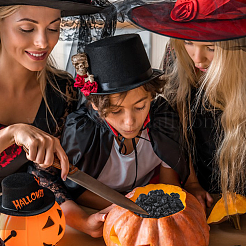 70 Stück 4 Stile Halloween-Kunststoffperlen&nbsp;FIND-DC0006-31