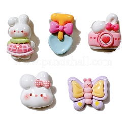 Cabochons en résine catoon&nbsp;PW-WG0DCB0-01