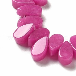 Natürliche weiße Jade perlen Stränge&nbsp;G-B064-B56