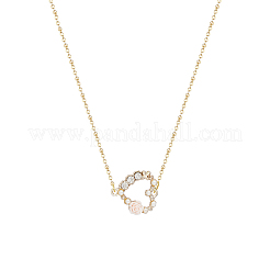32 pièce 4 styles de breloques de connecteur en alliage de cristal strass&nbsp;FIND-DC0003-53