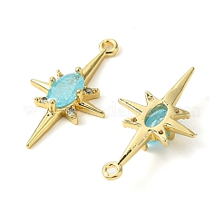 Ottone micro spianare pendenti zirconi&nbsp;X-KK-M277-08G-06