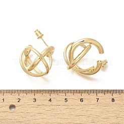 Aretes de latón&nbsp;LS-EJEW-A121-08G