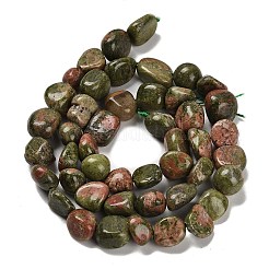 Natur Unakit Perlen Stränge&nbsp;G-P497-01E-48