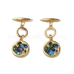Fermagli a ginocchiera in zircone chiaro micro pavè di ottone&nbsp;KK-N233-391