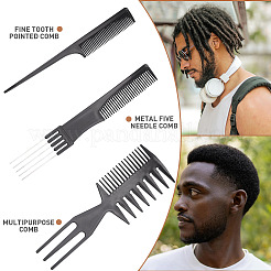 Set di 10 pettine per capelli in plastica e 10 fermagli a coccodrillo per parrucchiere&nbsp;DIY-TA0015-58