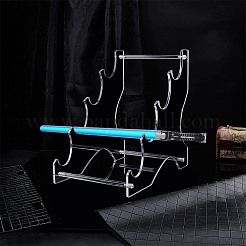 4-stöckiger Katana-Schwerthalter aus Acryl&nbsp;ODIS-WH0017-108