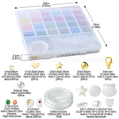 DIY-Kits zum Herstellen von Armbändern aus Glasperlen&nbsp;DIY-FS0006-54B