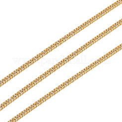 Ionenplattierung (IP) 304 Edelstahl Diamantschliff klobige Panzerketten&nbsp;CHS-CJ0001-30G