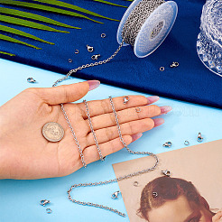 Kit fai da te di catene portacavi in acciaio inossidabile 304 anti-ossidazione&nbsp;DIY-PJ0001-41C