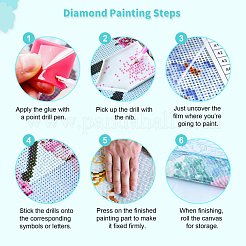 Diy 5d maroc ville kits de peinture au diamant sur toile&nbsp;DIY-C018-11