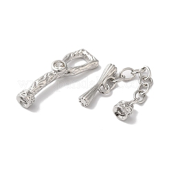 Fermagli a ginocchiera in zircone chiaro micro pavè di ottone&nbsp;KK-G503-03P