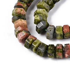 Natur Unakit Perlen Stränge&nbsp;G-N357-14A-10