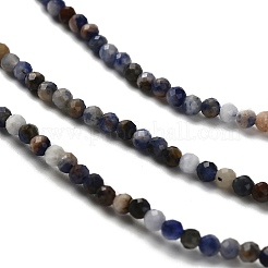 Chapelets de perles en sodalite naturelle&nbsp;G-RM2025-A19-2mm-A