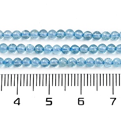 Natürliche blaue Topas-Perlenstränge&nbsp;G-P553-A01-01