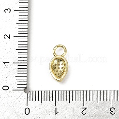 Ottone micro spianare pendenti zirconi&nbsp;KK-M322-48G-01