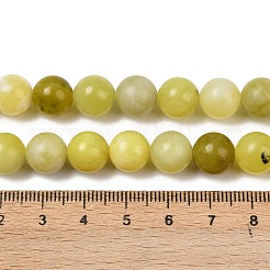 Natürliche Zitronen Jade Perlen Stränge&nbsp;G-F591-27-10mm