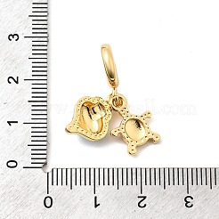 Ciondoli pendenti europei in ottone&nbsp;KK-F904-20G