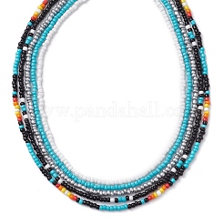 Glasperlenketten für Damen&nbsp;NJEW-JN04674