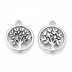 Pendente in lega stile tibetano&nbsp;TIBE-S323-022AS-RS
