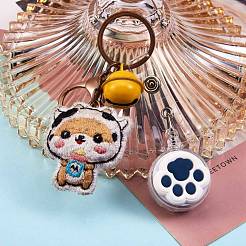 8 pz 8 colori pvc zampa bobina badge&nbsp;AJEW-SZ0001-56