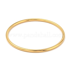 Ionenplattierung (IP) 304 Edelstahl einfache schlichte Armreif für Frauen&nbsp;BJEW-F461-01D-G