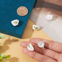 5 Stück handgefertigte Mini-Teetasse aus Porzellan&nbsp;DJEW-TA0001-32