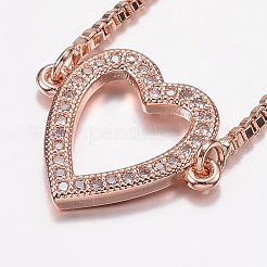 Bracciali in ottone regolabili&nbsp;X-BJEW-P200-03RG