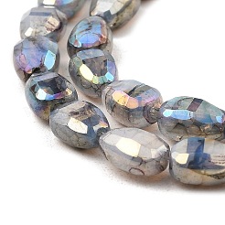 Chapelets de perles en verre imitation jade&nbsp;GLAA-P058-06A-07