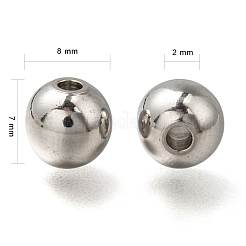 Anlaufgeschützte Abstandsperlen aus 316er Edelstahl&nbsp;STAS-G176-46P-B