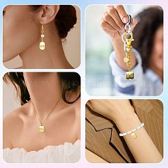 10 ciondoli in ottone placcato cremagliera&nbsp;KK-SZ0003-13