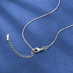 Collane a catena in ottone da donna&nbsp;NJEW-G160-17S