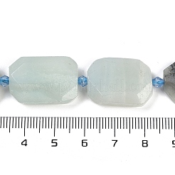 Brins de perles d'amazonite de fleurs naturelles&nbsp;G-B125-P05-01