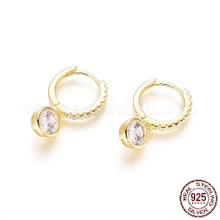 Orecchini con cerchio in argento sterling&nbsp;STER-G031-08G