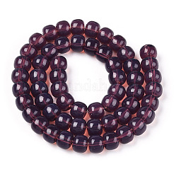Fili di perline giada di vetro imitato&nbsp;GLAA-NH0002-A04