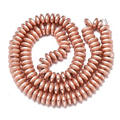 Chapelets de perles en hématite synthétique sans magnétiques&nbsp;LS-G-S372-001-02RG