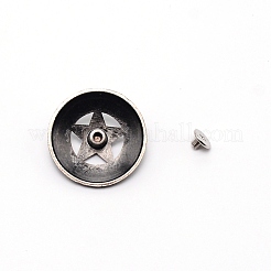 1-Loch-Ziernieten aus Aluminiumlegierung&nbsp;PALLOY-WH0092-15P