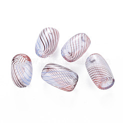 Transparente handgemachte mundgeblasene Glaskugelperlen&nbsp;GLAA-T012-16