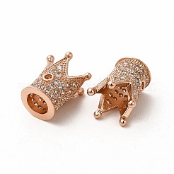 Cremagliera placcatura micro ottone spianare perline zirconi&nbsp;ZIRC-C043-01