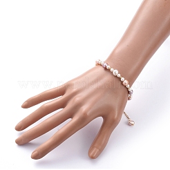 Natürliche Barockperlen Keshi Perlen Perlen Armbänder&nbsp;BJEW-JB05266-03